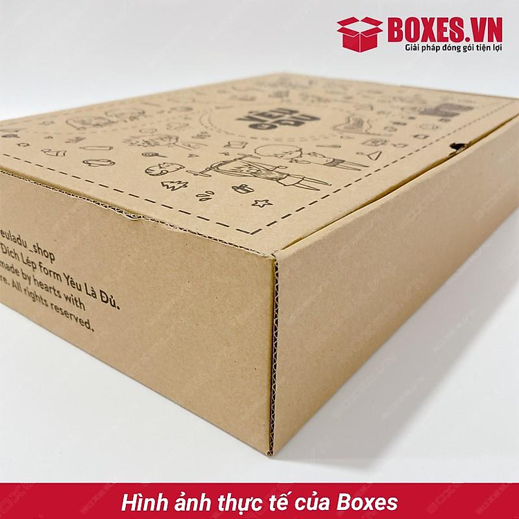 Hộp Giấy Carton Đựng Quần Áo (100 chiếc) 22x19x7 cm - Ảnh 4