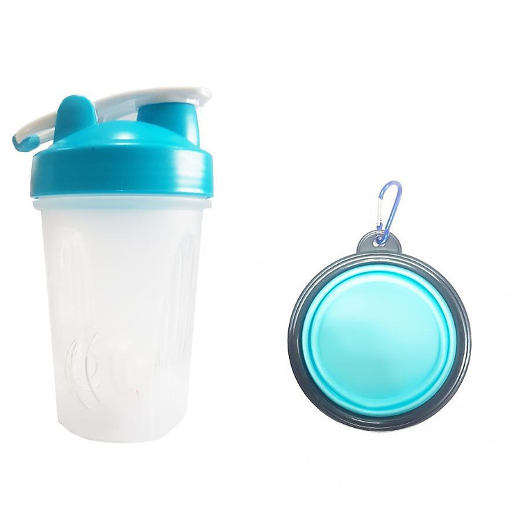 Bộ bình nước và bát ăn thông minh cho chó mèo (màu ngẫu nhiên)