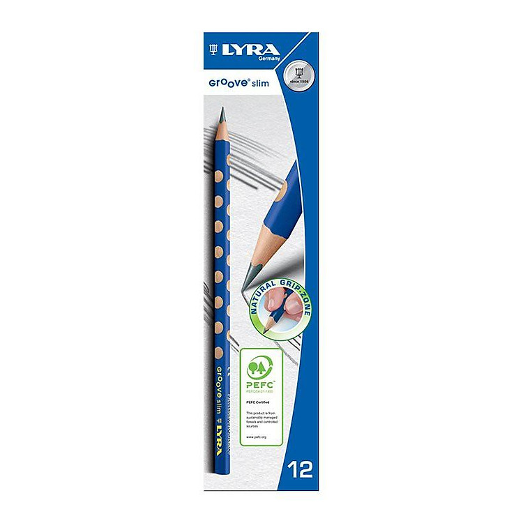 Bút Chì Đen Nhập Khẩu Đức Lyra Groove Slim HB - Ảnh 2