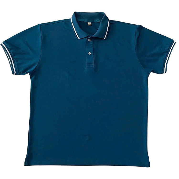 Áo Thun Nam Nữ Cổ Bẻ Phong Cách Hàn Quốc Vải Cá Sấu Sấu Mè Có Viền