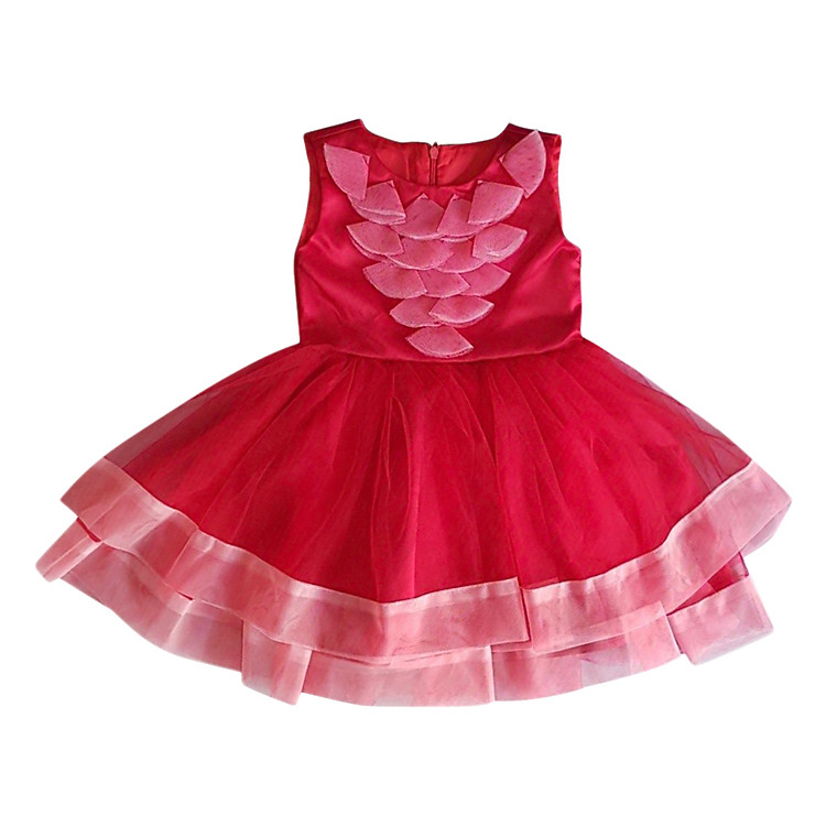 Đầm Voan Vây Cá 2 Tầng Nanio