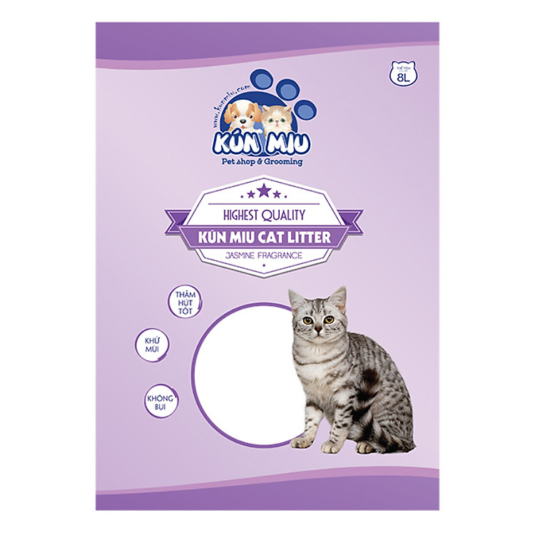Cát Vệ Sinh Kún Miu Hương Hoa Nhài (8L)