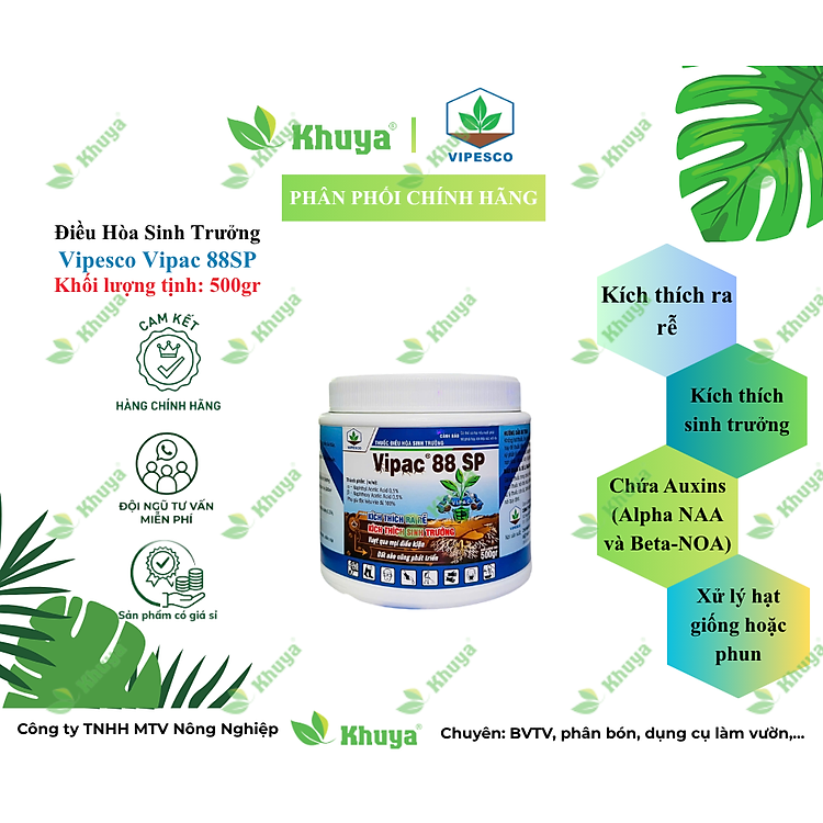 Thuốc điều hòa sinh trưởng Vipac 88SP Kích Thích Ra Rễ và Sinh Trưởng