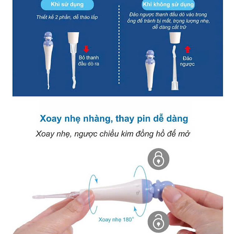 Mua Dụng cụ ráy tai cho bé Kuku KU3036 Chính hãng Ưu đãi - Hình ảnh 3