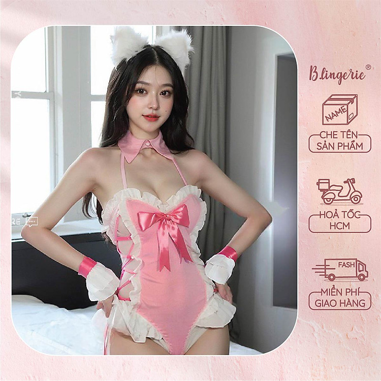 Đồ Ngủ Cosplay Bé Mèo Ngọt Ngào - B.Lingerie