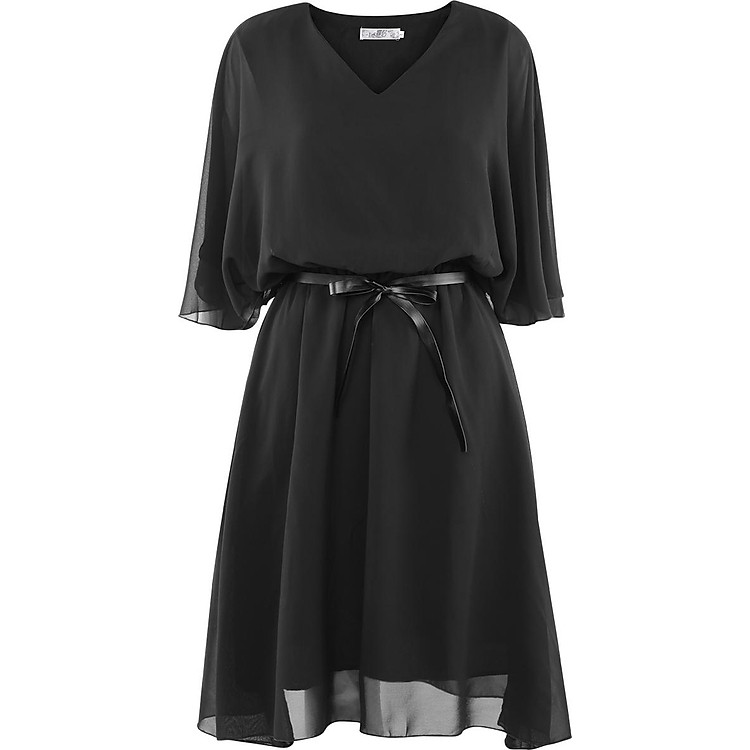 Bộ Váy Nữ Hai Lớp Kèm Đai Dáng Suông Xòe Morie Fashion (Free size, Dưới 65kg)