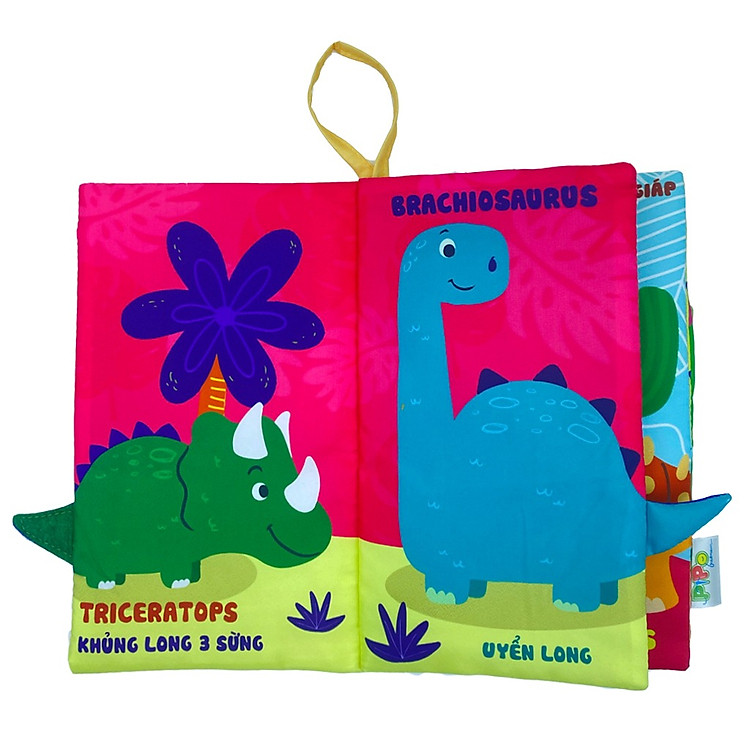 Mua Sách Vải Tương Tác Đuôi Khủng Long Chính hãng Giá rẻ - Hình ảnh 3