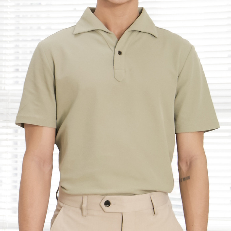 Áo polo công sở, áo thun có cổ may đo POLO-SHIRT-22-5, chất liệu thoáng mát, kiểu dáng Slim Fit - HY.WO