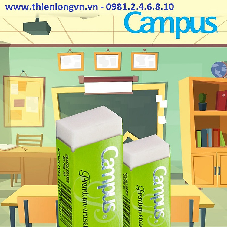 Gôm tẩy trắng Premium Campus ER-PRE-30 - Ảnh 4