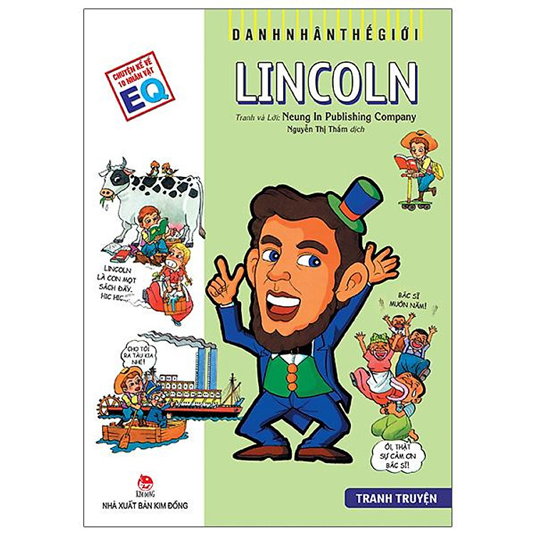 Mua tại Newshop: Danh Nhân Thế Giới: Lincoln (Tái Bản 2022)