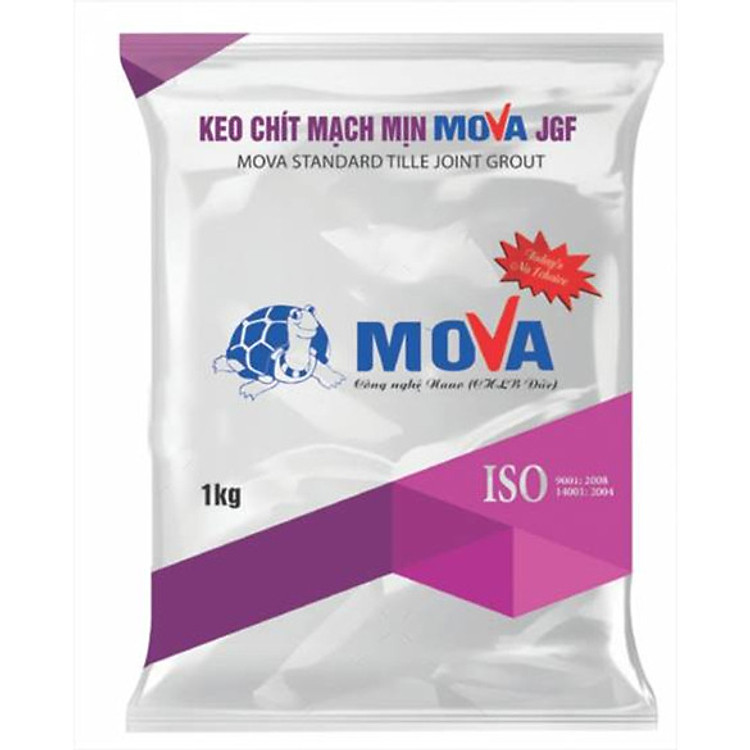 MOVA JGF: Keo miết mạch mịn chà ron gốc xi măng polymer