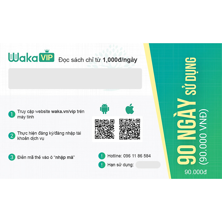 Gói đọc sách điện tử Waka 03 tháng