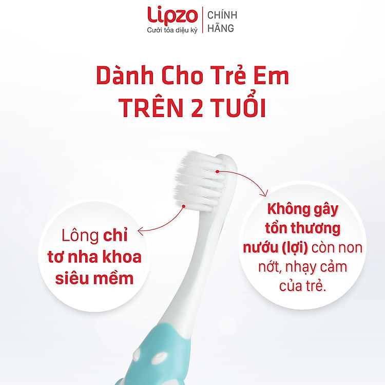 Mua Bàn Chải Đánh Răng Lipzo Kids Step 1 Chính hãng Giá tốt - Hình ảnh 4