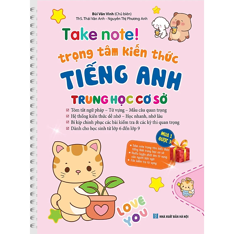 TAKE NOTE! Trọng Tâm Kiến Thức Tiếng Anh Trung Học Cơ Sở