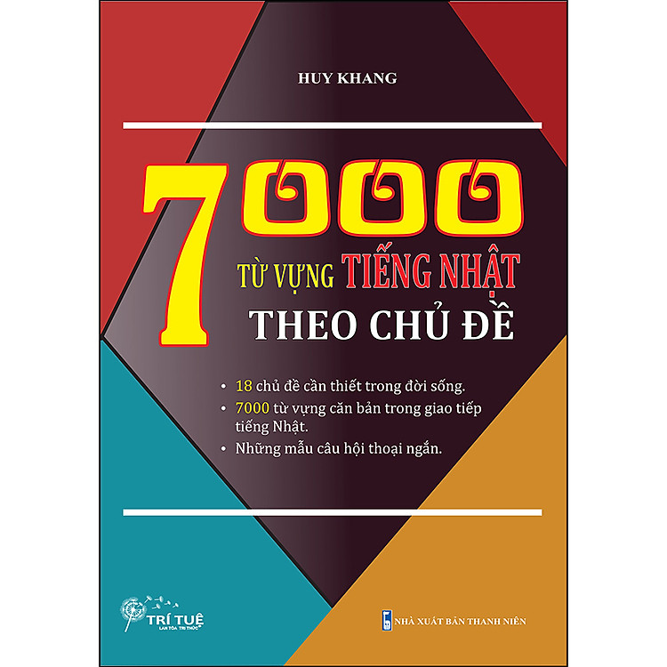 Sách 7000 Từ Vựng Tiếng Nhật Theo Chủ Đề - Kèm File Nghe Audio