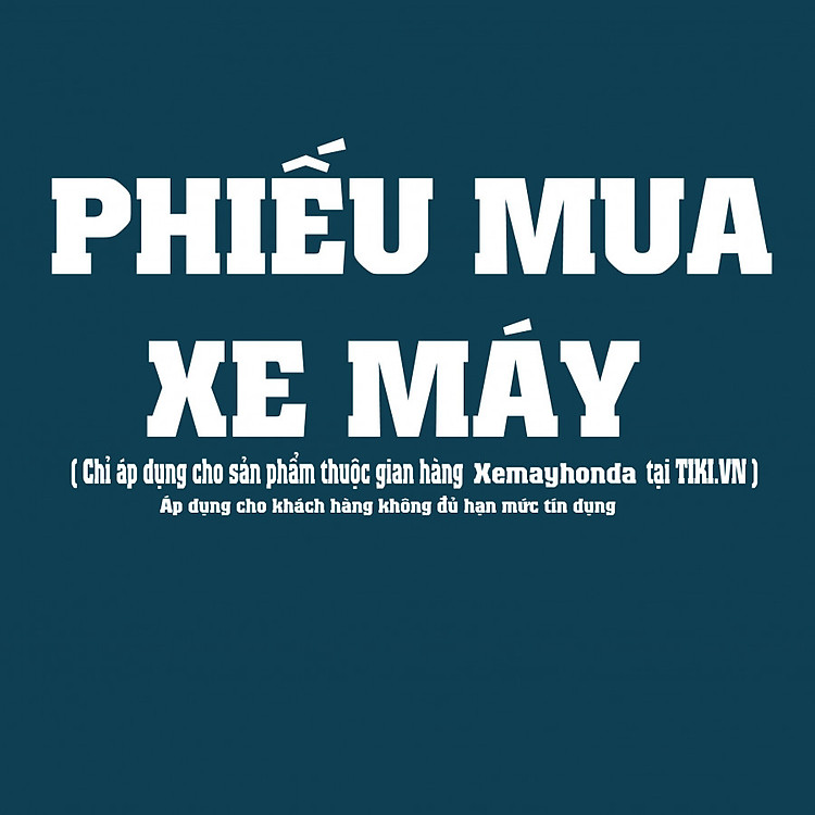 Phiếu mua xe máy Honda Xemayhonda