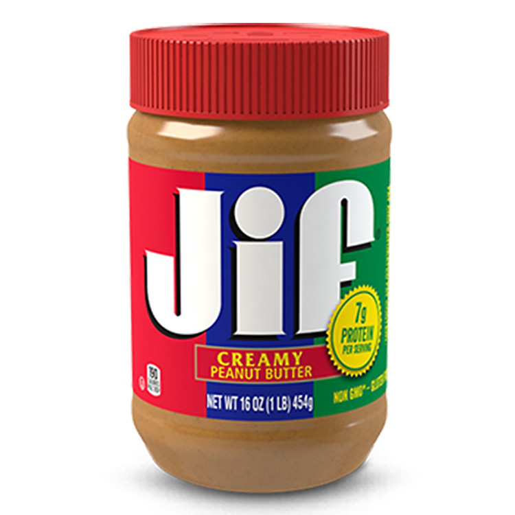 Bơ Đậu Phộng Mịn Jif (454g)