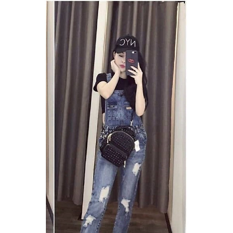 Quần Yếm Bò Nữ