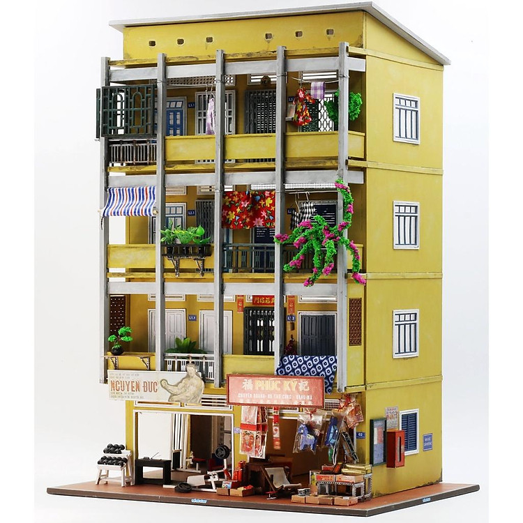 Mô Hình Tự Lắp Ráp Sài Gòn Xưa Chính hãng Tiết kiệm - Hình ảnh 2