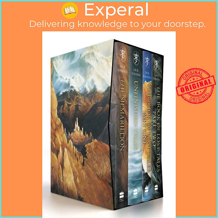Sách - The History of Middle-earth (Boxed Set 1) - The Silmarillion, Unfinis by J. R. R. Tolkien (UK edition, paperback)