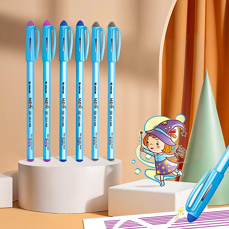 Hộp Bút Gel Xóa Được 0.5 mm Mazzic Thiên Long (20 chiếc) - Ảnh 6