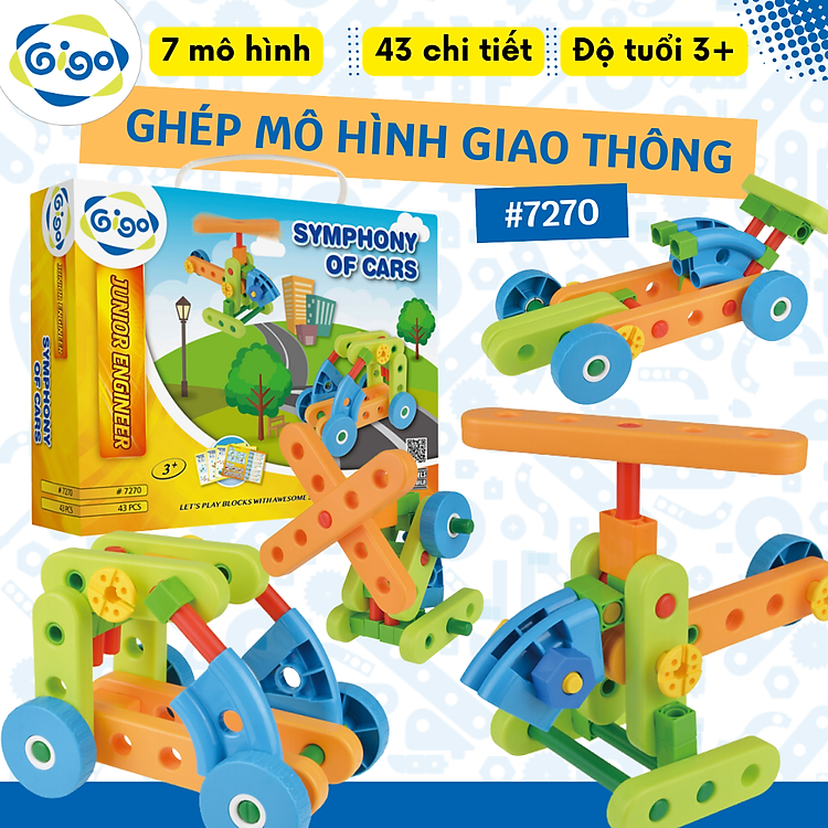 Mua tại Tiki: Mua Bộ Ghép Mô Hình Giao Thông 7270 Chính hãng Giá rẻ