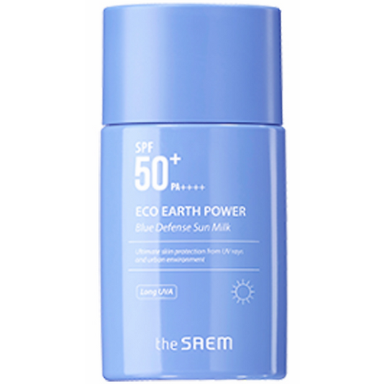 Kem Chống Nắng Dạng Sữa Thẩm Thấu Nhanh Eco Earth Power Blue Defense Sun Milk (40g)