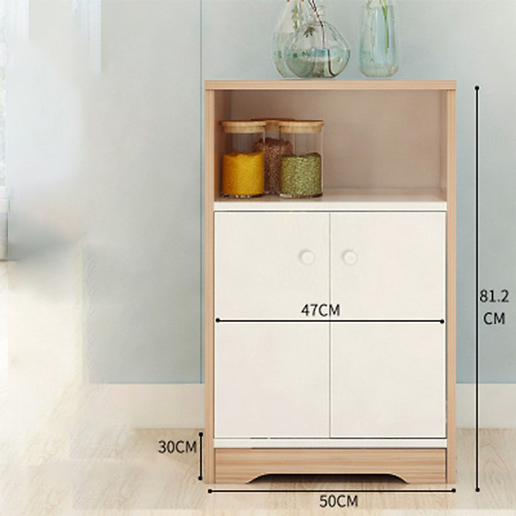 Tủ đựng đồ gia dụng - 3 ngăn, 2 ngăn cửa. (KT 81,2 x 50cm) Giao màu ngẫu nhiên