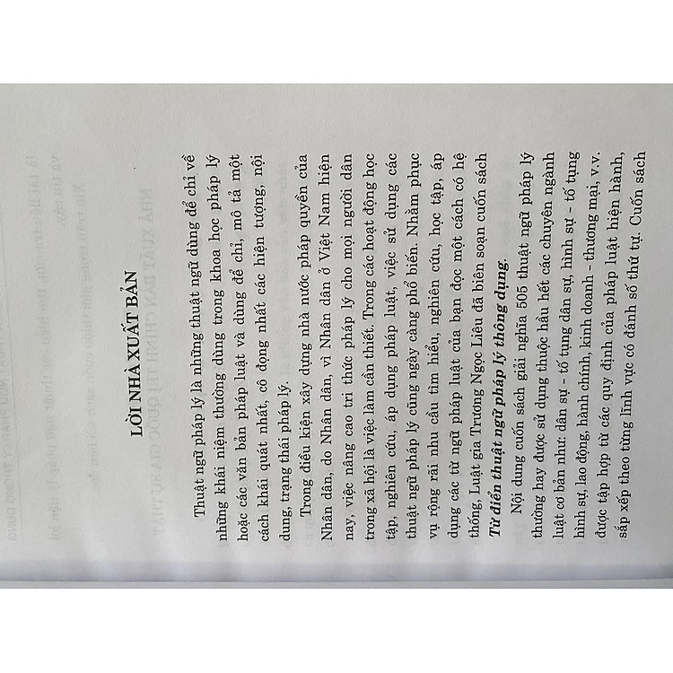Từ Điển Thuật Ngữ Pháp Lý Thông Dụng - Ảnh 2