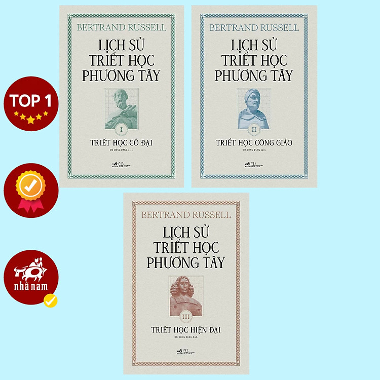 Lịch Sử Triết Học Phương Tây (Trọn Bộ 03 Cuốn)