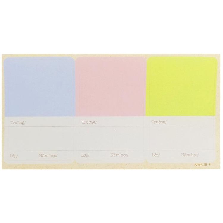 Bộ Nhãn Vở B Cấp III (28 chiếc) - Ảnh 6