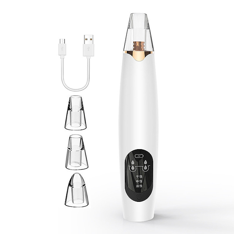 Máy Hút Mụn Đầu Đen, Trứng Cá Cầm Tay T-RA Cao Cấp Thế Hệ Mới An Toàn Cho Da - Sạc Pin Cổng USB