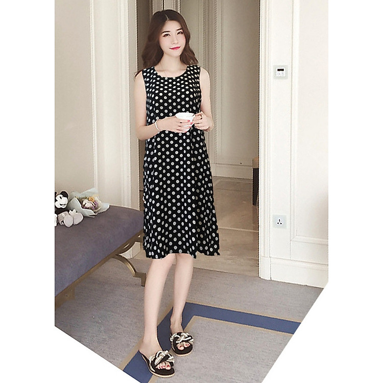 Váy lanh suông, Váy lanh mặc nhà, Váy lanh đẹp ( Vải lanh mát lạnh, nhiều màu)