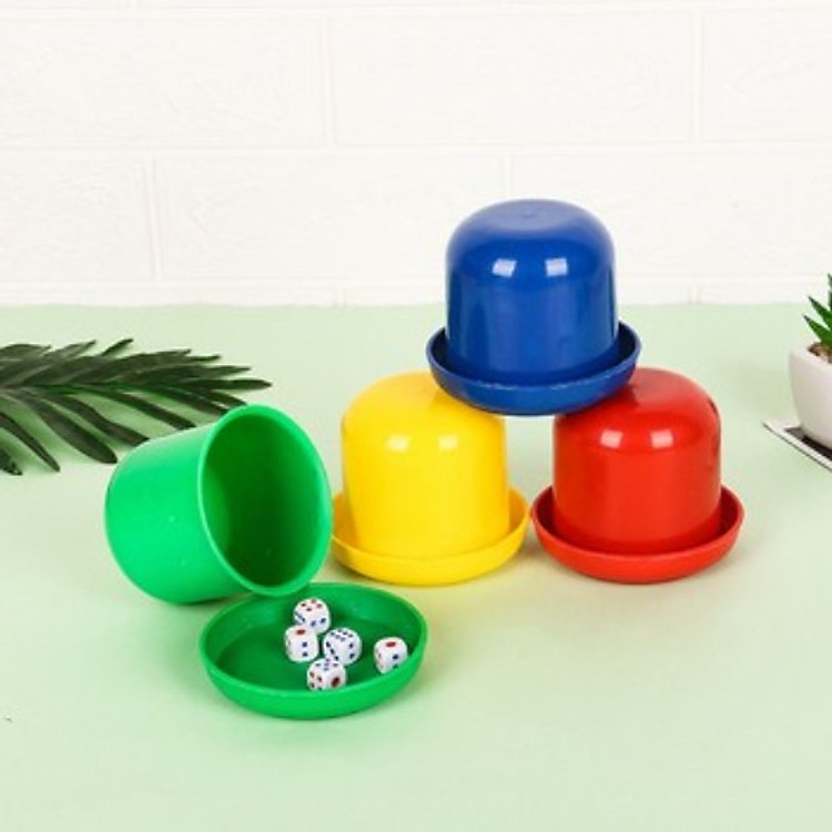 Bộ Đồ Chơi Lắc Xí Ngầu (5 xí ngầu) - Ảnh 3