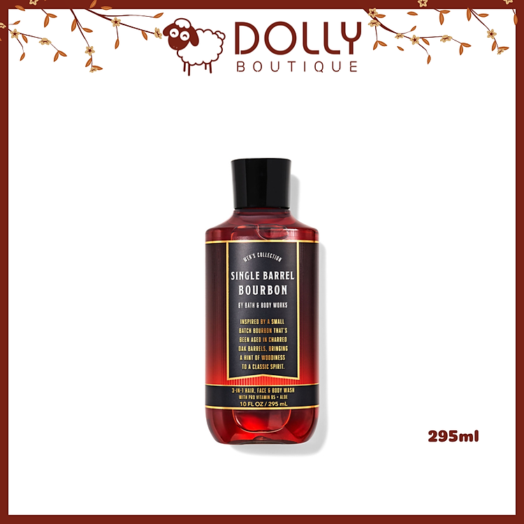 Sữa Tắm Gội Nam 3 In 1 Hair, Face & Body Wash 295ml