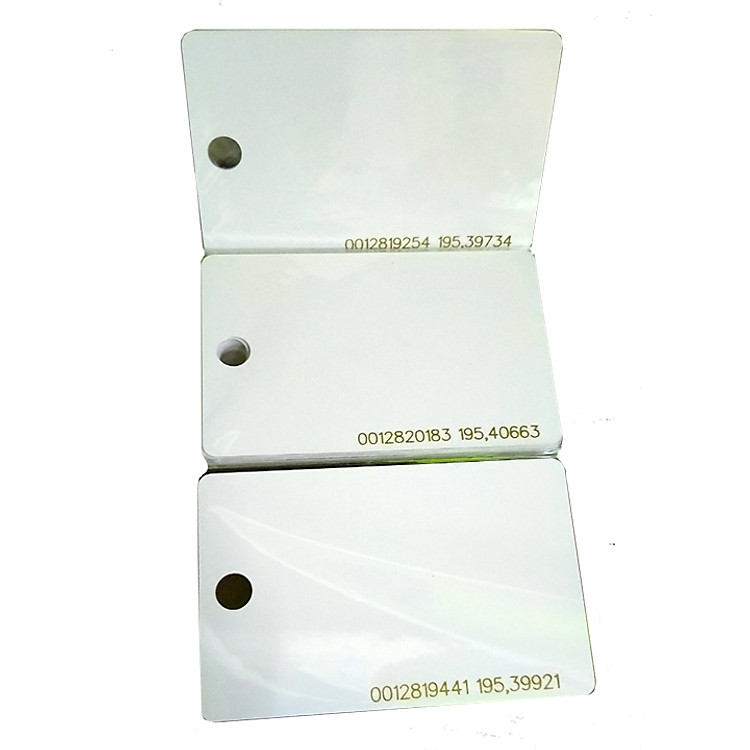 SET 50 THẺ TỪ CHẤM CÔNG-THẺ THANG MÁY-THẺ DÂN CƯ- TẦN SỐ 125KHZ- CÓ LỖ ĐEO TIỆN LỢI