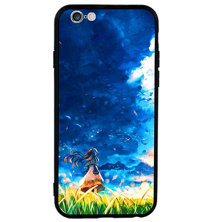 Ốp lưng viền TPU cao cấp cho Iphone 6 Plus - Little Girl