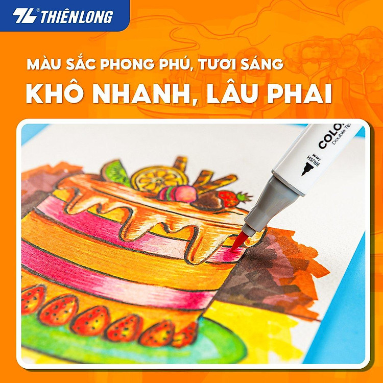 Bút Dạ Màu Thiên Long Colokit ART MARKER AM-C005-KM (36 màu) - Ảnh 6