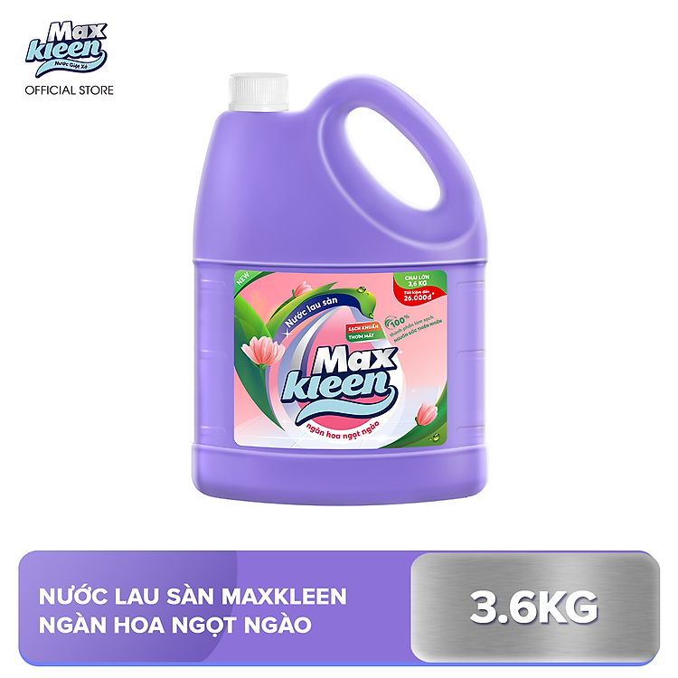 Chai Nước Lau Sàn Ngàn Hoa Ngọt Ngào 3.6kg