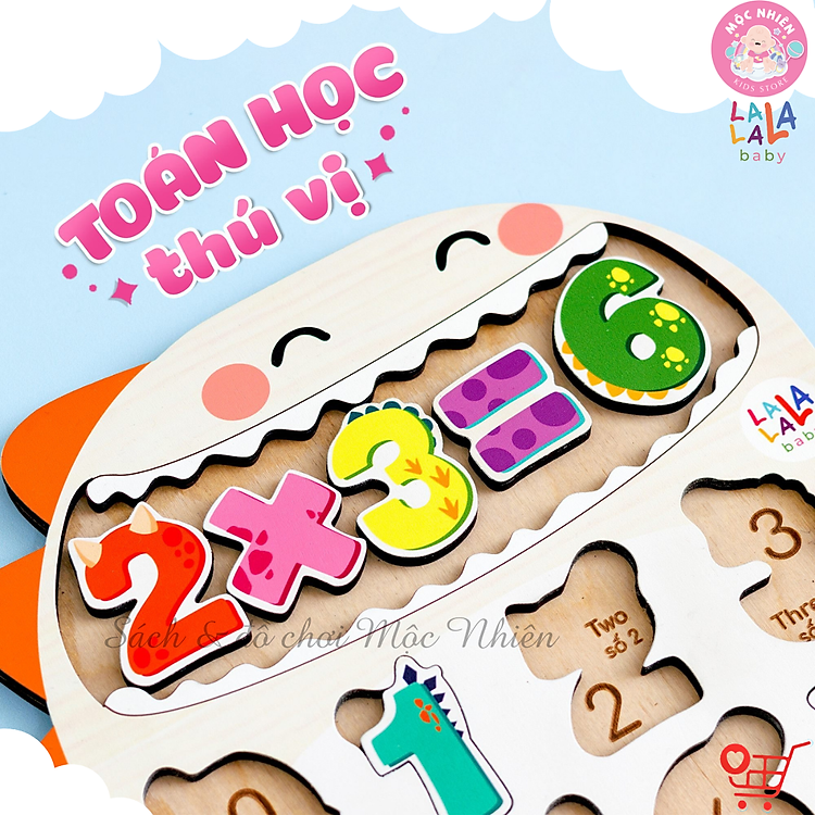 Bảng Núm Ghép Hình Gỗ Lalapuzzle Cho Bé Chính hãng Giá tốt - Hình ảnh 5
