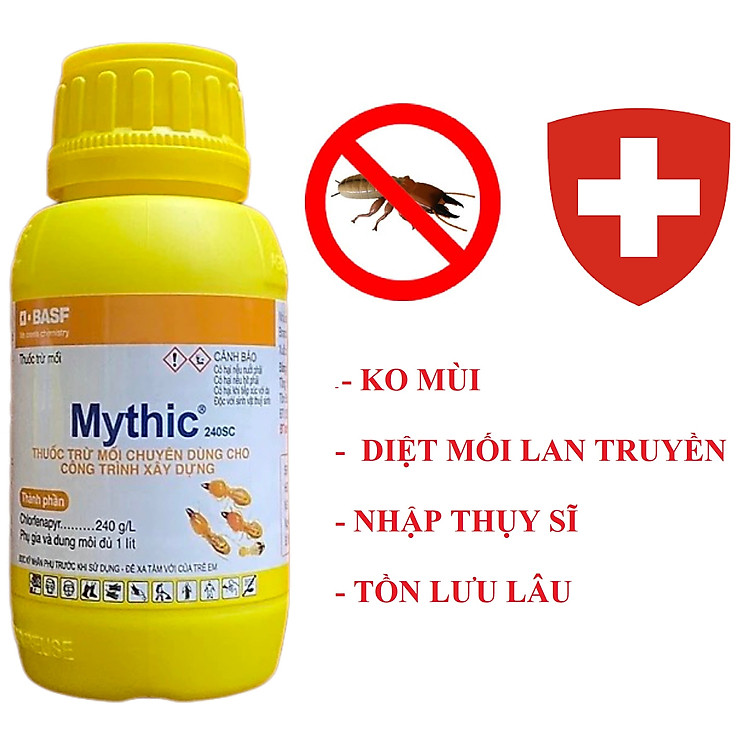 (Hàng nhập Thụy Sĩ) Thuốc diệt mối Mythic 240SC 100ml của BASF