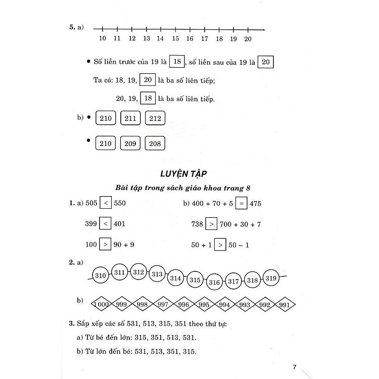 Hướng Dẫn Giải Bài Tập Toán Lớp 3 - Tập 1 - Ảnh 7