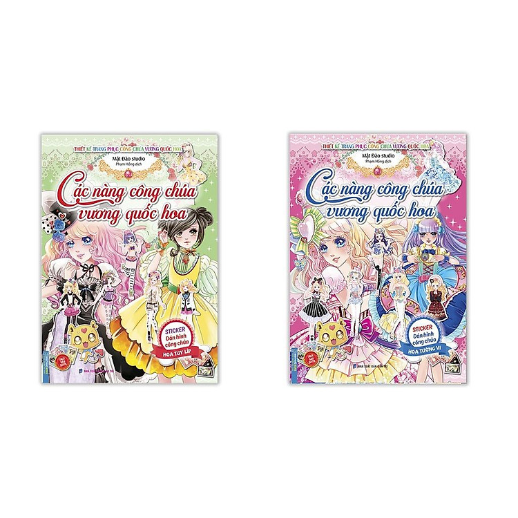 Sticker Các Nàng Công Chúa Vương Quốc Hoa – Hoa Tường Vi & Hoa Tuy Líp