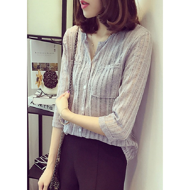 Áo Sơ Mi Nữ BAZAS SV8T23G