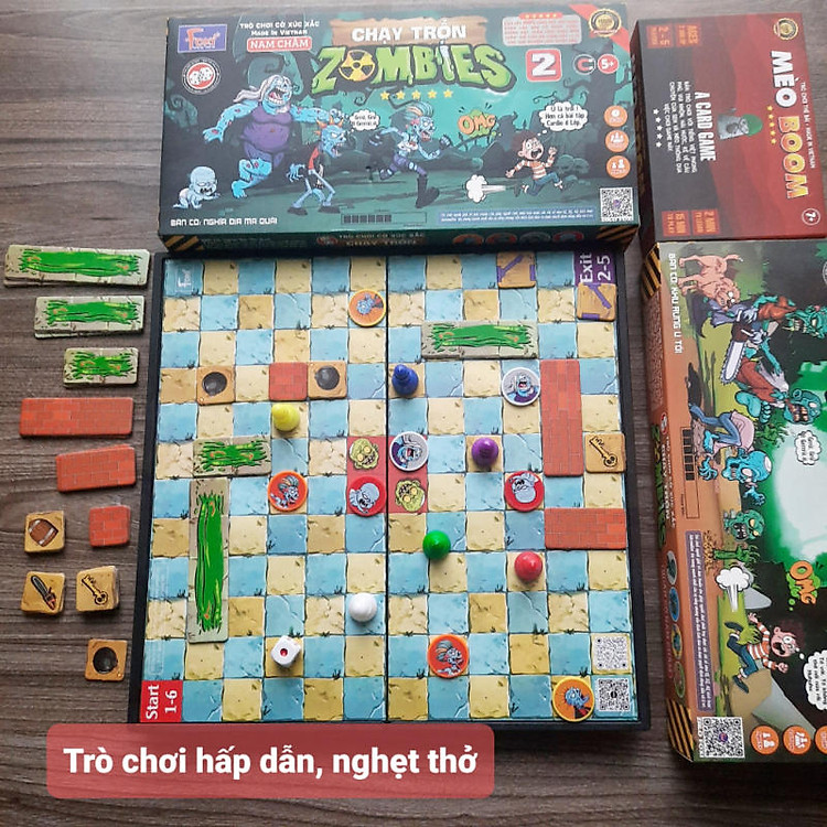 Board Game Chạy Trốn Zombie 3 Chính hãng Tiết kiệm - Hình ảnh 2