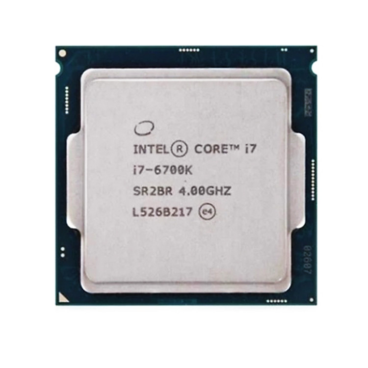 Bộ Vi Xử Lý CPU Intel Core I7-6700K (4.00GHz, 8M, 4 Cores 8 Threads, Socket LGA1151, Thế hệ 6) Tray chưa Fan - Hàng Chính Hãng