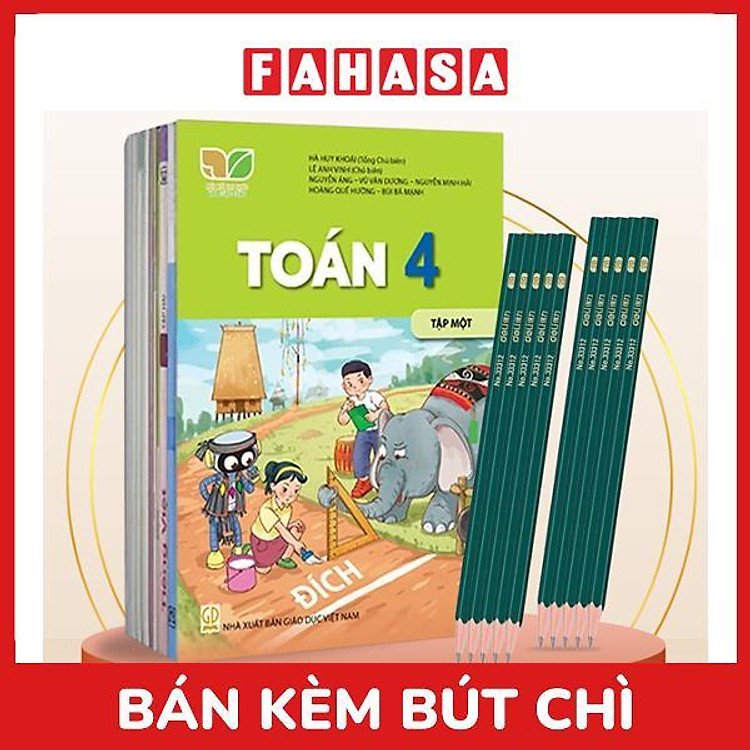 Sách Giáo Khoa Bộ Lớp 4 - Kết Nối - Sách Bài Học (Bộ 12 Cuốn) (Không Sử + Địa) (Chuẩn) - Kèm 10 Bút Chì