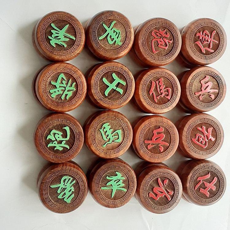 Bộ cờ tướng gỗ khắc lazer Chính hãng Giá rẻ - Hình ảnh 4