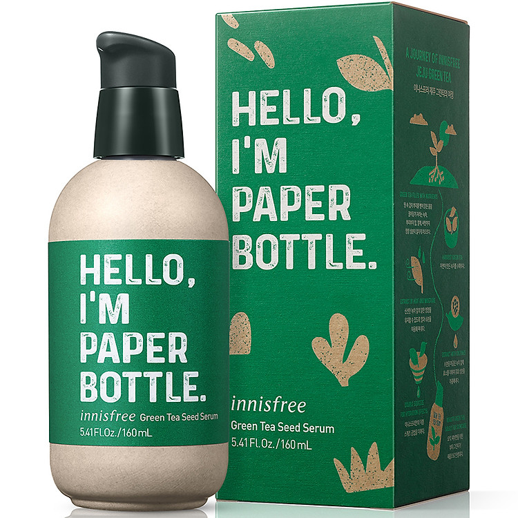 Tinh chất dưỡng ẩm innisfree Green Tea Seed Serum 160ml