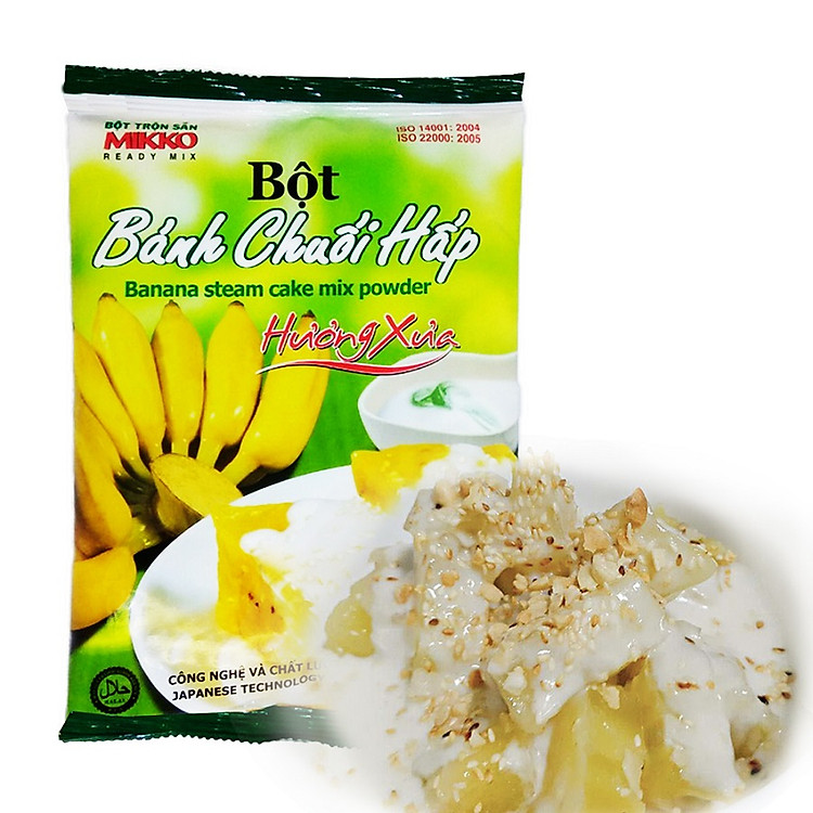 Bột bánh chuối hấp Mikko 250g